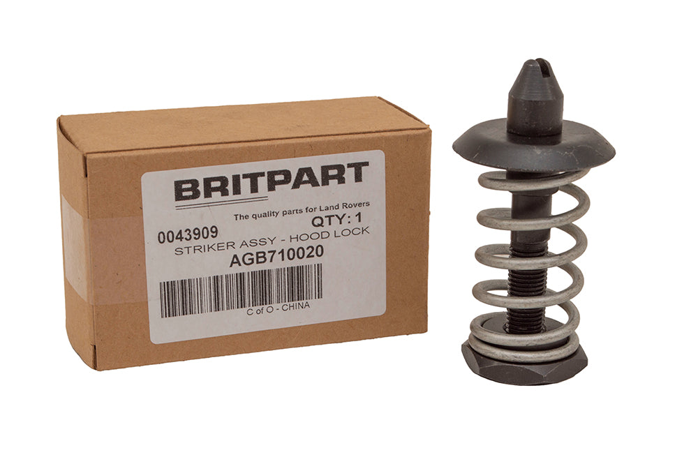 Perno/cerrojo/pestillo capó AGB710020 (bonnet striker) – Defender 90/110/130 1983–2016