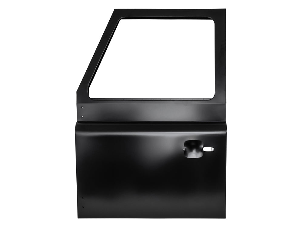 Puerta delantera izquierda BDA710030 (carcasa completa, “push-button”) – Defender 90/110/130 1987–2006
