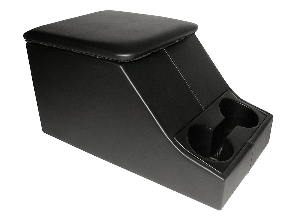 Consola central / cubby box DA2035 (negra, doble portavasos) – Defender / Series