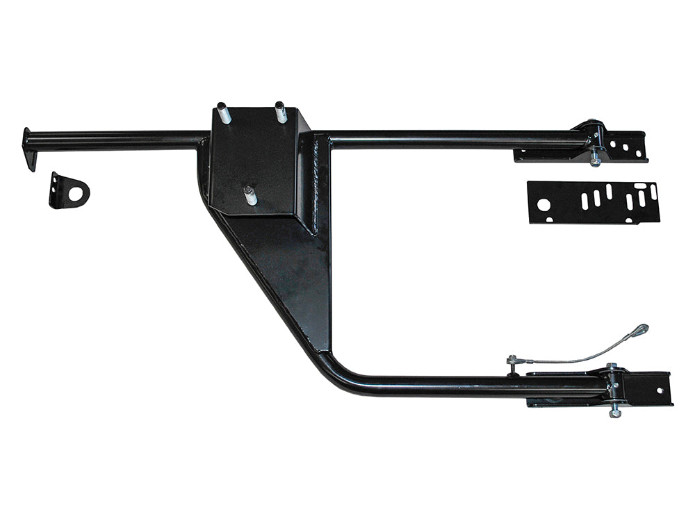 Porta-rueda trasero DA2274 (swing-away para media puerta/tailgate) – Defender 90/110 2.5 NA / 2.5 TD (19J) / 200Tdi / 300Tdi / Td5 / 2.4–2.2 TDCi