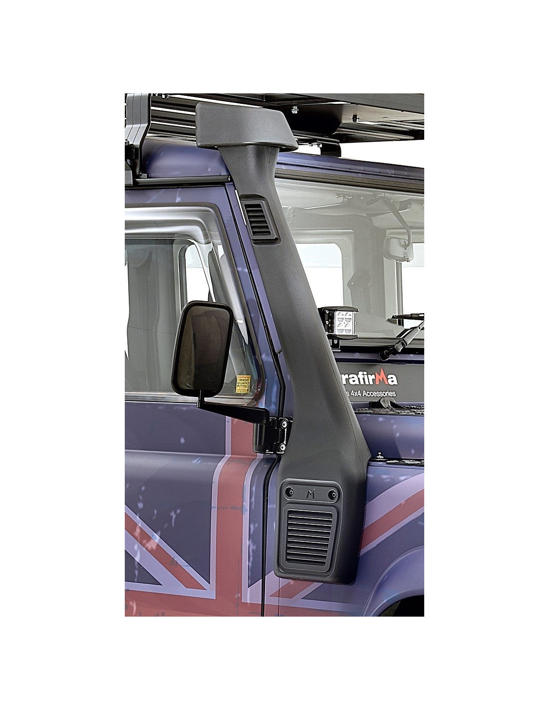 Snorkel / toma de aire elevada TF1038 (plástico) – Defender 300Tdi / Td5 / TDCi 2.4–2.2